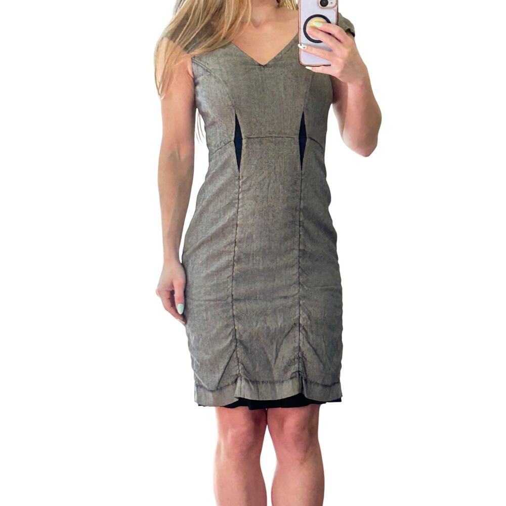 BOSS Hugo Boss Dilova Black Label Virgin Wool Dress - Size 2